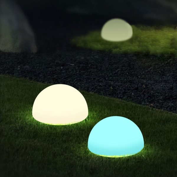 Solar Waterproof PE Spherical LED Outdoor Decorative Lawn Light - Image 16