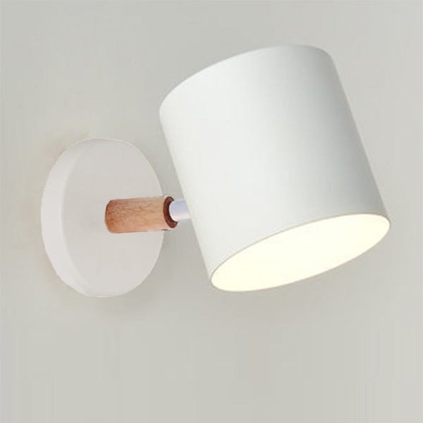 Nordic Macaron Cylinder Rotatable 1-Light Wall Sconce Lamps - Image 15