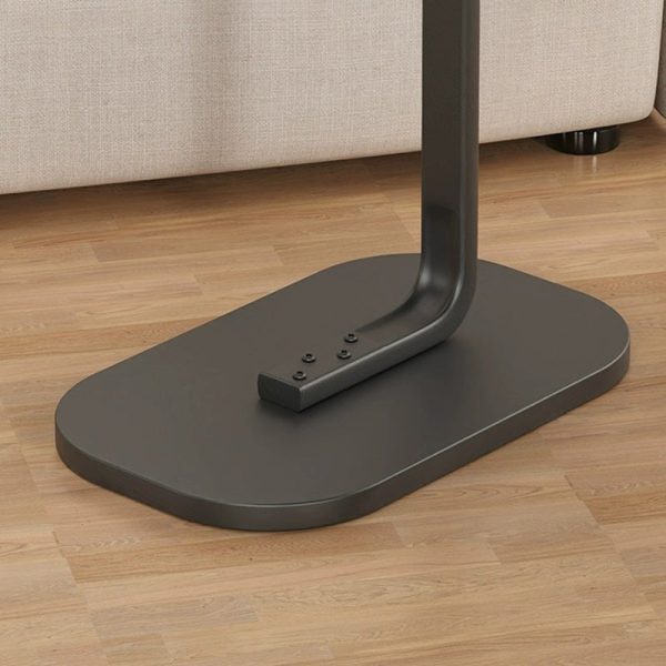 Modern Minimalist Rectangular PVC Artificial Panel End Table For Living Room - Image 11