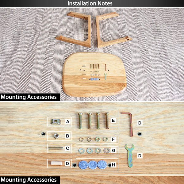 Traditional Vintage Wood V-Shape Base End Table For Living Room - Image 13