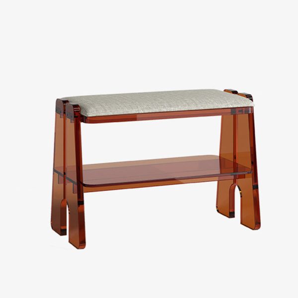 Modern Minimalist Long Rectangle Cotton Linen Acrylic Shoe Storage 2/3 Tier For Entryways - Image 22