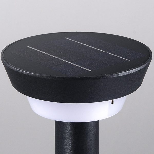 Modern Simplicity Waterproof Solar Round Aluminum Acrylic Outdoor Lights For Garden - Image 11