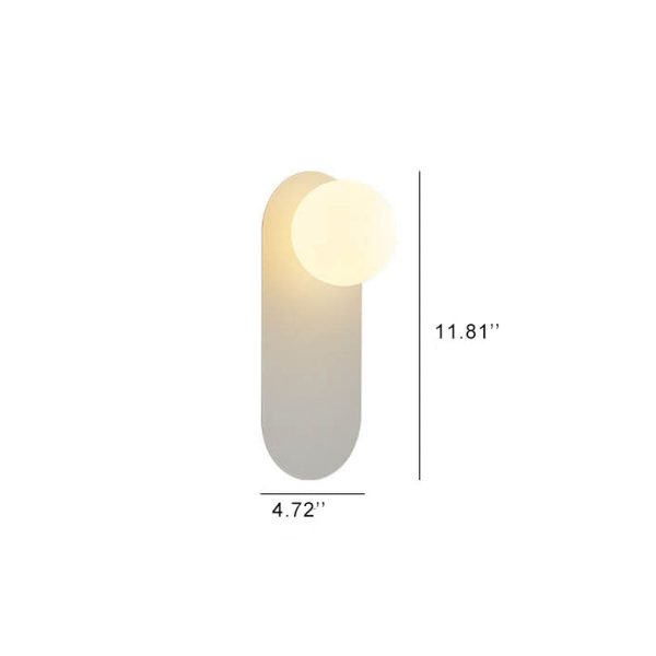 Nordic Minimalist Glass Ring Base 1-Light Wall Sconce Lamp - Image 7
