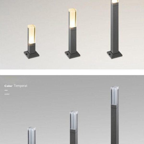 Lawn Light Column Acrylic LED Outdoor Waterproof Garden Light - Image 11