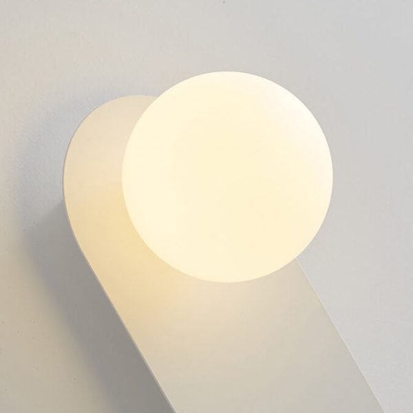 Nordic Minimalist Glass Ring Base 1-Light Wall Sconce Lamp - Image 8