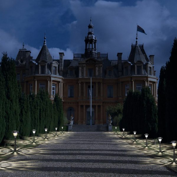 4-Pack LED Waterproof Black Modern Intelligent Solar Lights Outdoor Lawn Lamp - Image 4