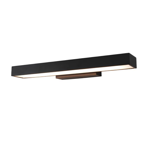 Outdoor Motion Sensor Black Rectangle Wall Light - Image 9