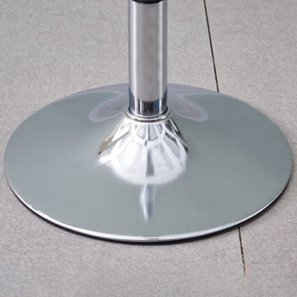 Modern Minimalist Square Cushion Leather Metal Bar Stool Backrest Height Adjustable For Dining Room - Image 11