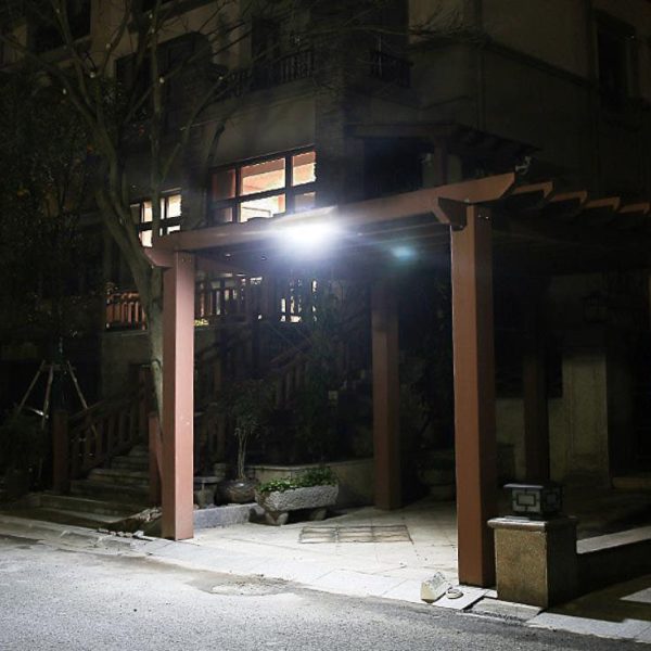 Solar Outdoor Patio Square Plane Body Sensor LED Wall Sconce Lamp - Image 11
