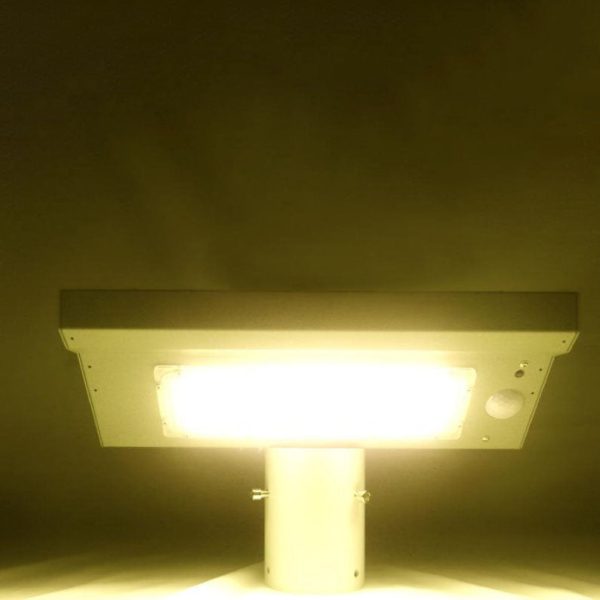 Solar Outdoor Patio Square Plane Body Sensor LED Wall Sconce Lamp - Image 9
