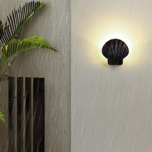 Outdoor Creative Shell Design Aluminum LED Waterproof Wall Sconce Lamp - Image 4