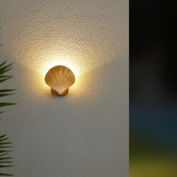 Outdoor Creative Shell Design Aluminum LED Waterproof Wall Sconce Lamp - Image 5