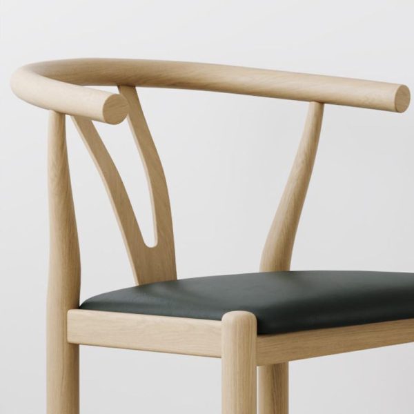 Modern Simplicity Leather Carbon Steel Sponge Square Curved Dining Chair Backrest For Dining Room - Image 6