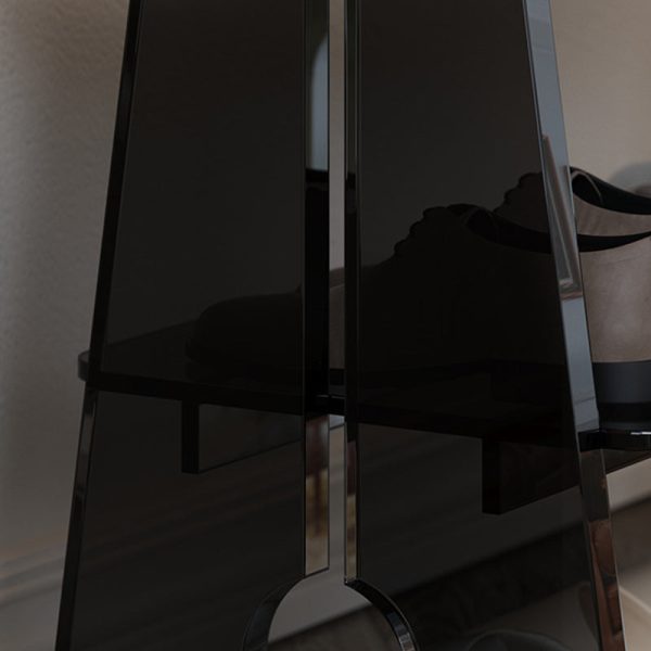 Modern Minimalist Long Rectangle Cotton Linen Acrylic Shoe Storage 2/3 Tier For Entryways - Image 8
