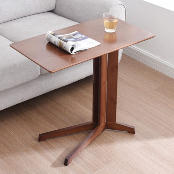 Modern Minimalist Square Wood End Table For Living Room - Image 10