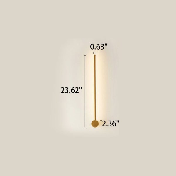 Minimalist Strip Aluminum LED Wall Sconce Lamp - Image 9