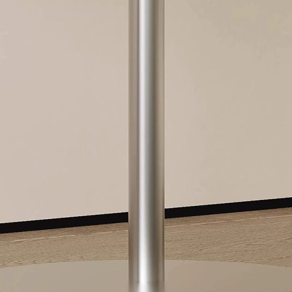 Modern Eclectic Rectangular Stainless Steel Pine End Table 2-Tier For Living Room - Image 9