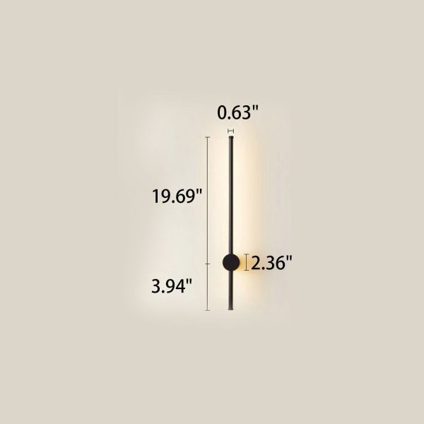 Minimalist Strip Aluminum LED Wall Sconce Lamp - Image 10