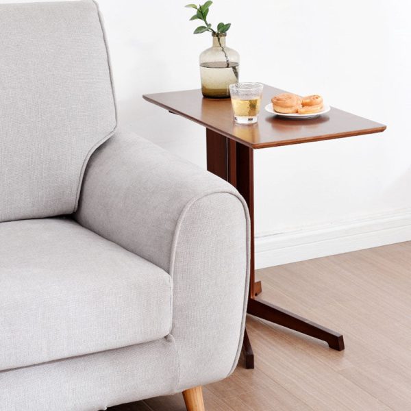 Modern Minimalist Square Wood End Table For Living Room - Image 9