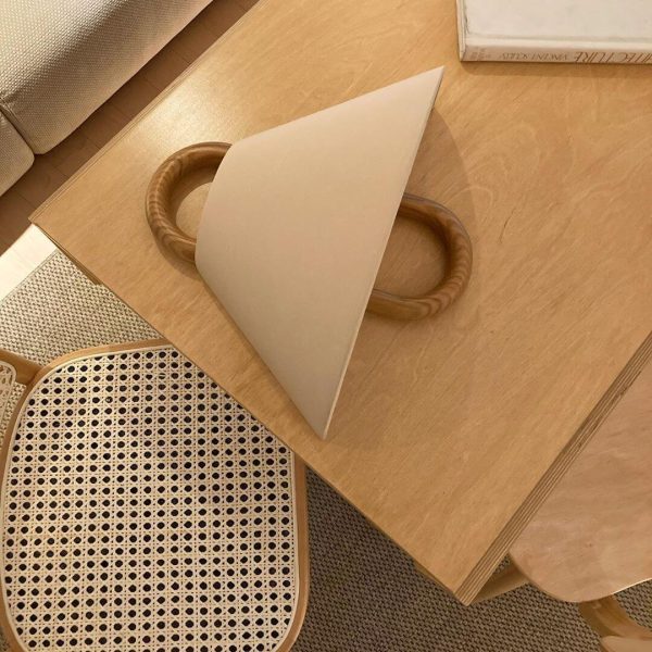 Modern Original Solid Wood Pleated Semi-Circle 1-Light Wall Sconce Lamp - Image 27