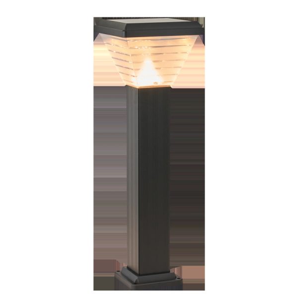 Modern Minimalist Square Cylinder Solar Waterproof ABS PC LED Outdoor Light For Garden - Image 11
