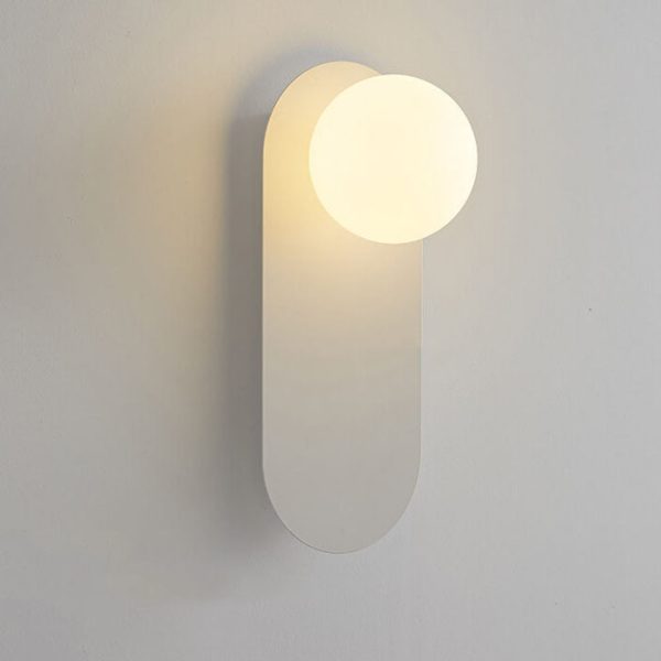 Nordic Minimalist Glass Ring Base 1-Light Wall Sconce Lamp - Image 12