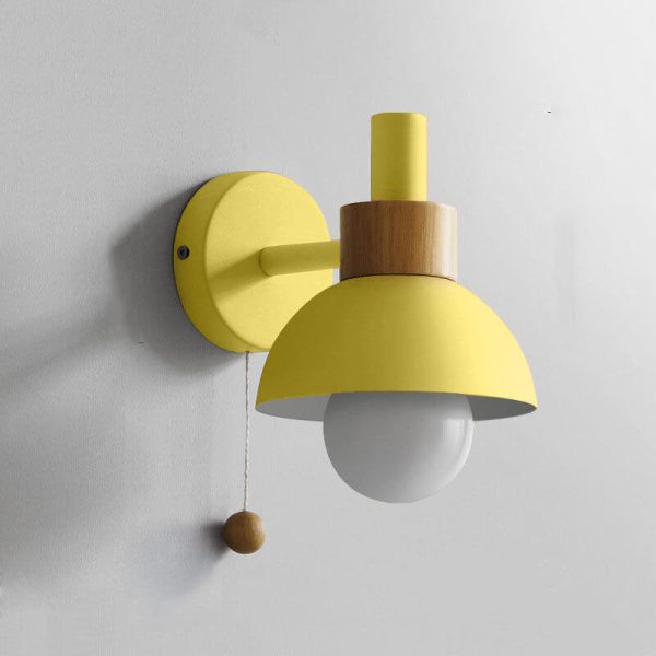 Nordic Macaron Globe 1-Light Wall Sconce Lamp - Image 17