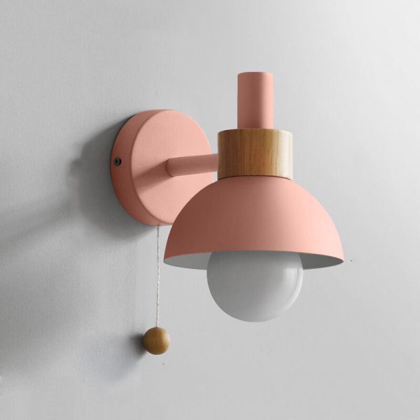 Nordic Macaron Globe 1-Light Wall Sconce Lamp - Image 19