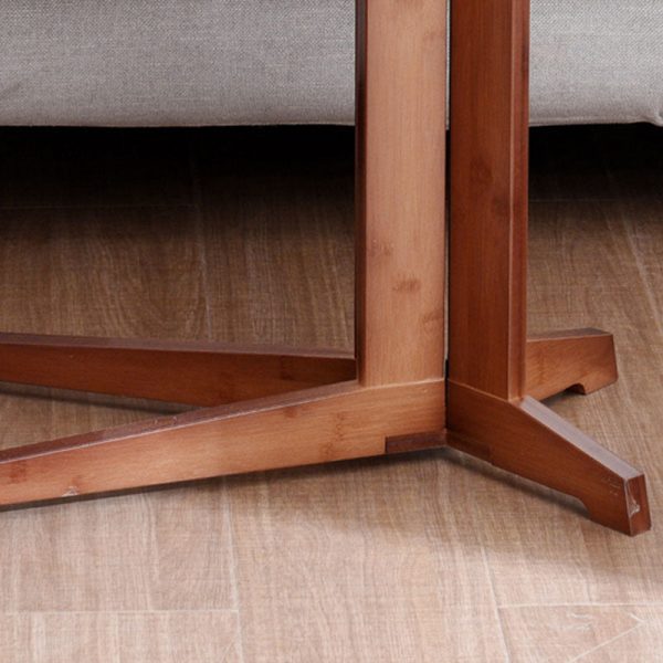 Modern Minimalist Square Wood End Table For Living Room - Image 7