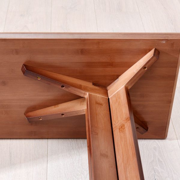 Modern Minimalist Square Wood End Table For Living Room - Image 6