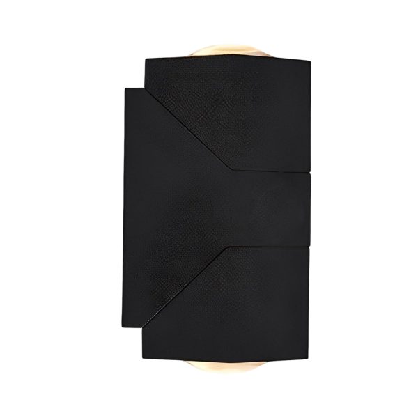 Adjustable Up and Down Light Motion Sensor Waterproof Black Wall Lamp - Image 9