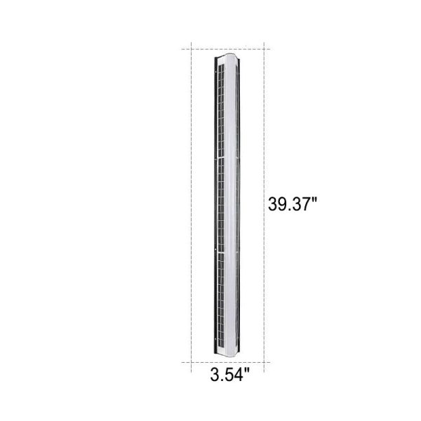 Modern Long Acrylic Solar LED Waterproof Outdoor Garden Wall Light - Image 17