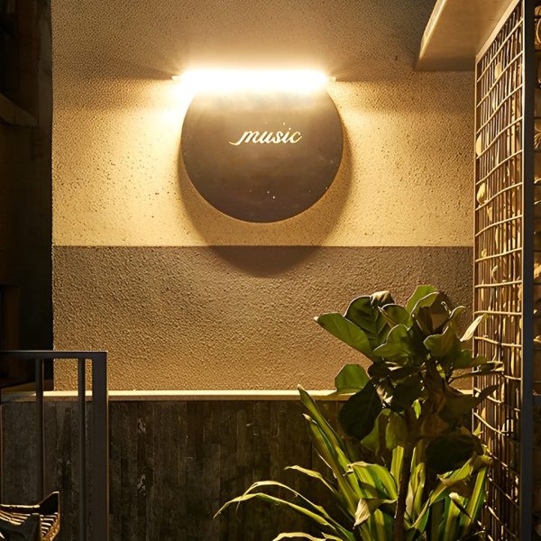 Rectangular Adjustable Waterproof LED Modern Signboard Solar Wall Lamp - Image 5