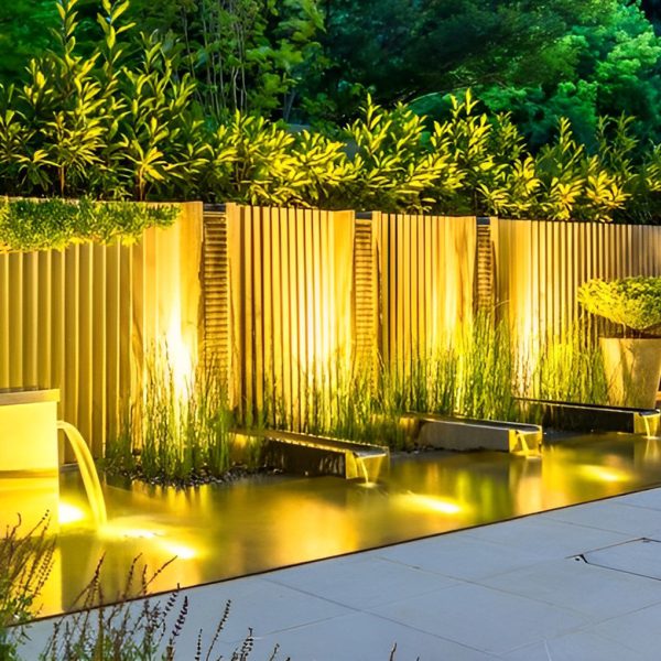DC24V Stainless Steel Waterproof LED Underwater Fountain Lights Spotlights