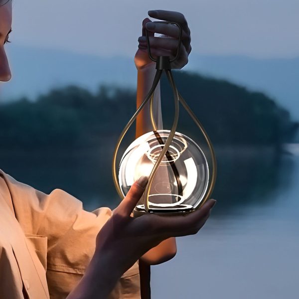 Creative Metal LED Waterproof USB Rechargeable Portable Night Lights - Image 4