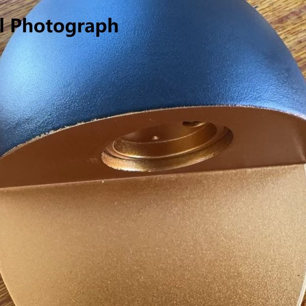 Modern Minimalist Oval Shape Aluminum Outdoor Waterproof LED Wall Sconce Lamp - Image 7