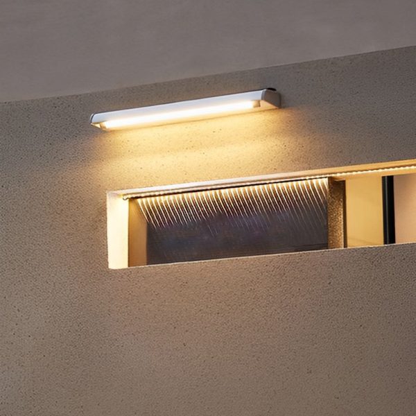 Rectangular Adjustable Waterproof LED Modern Signboard Solar Wall Lamp - Image 7