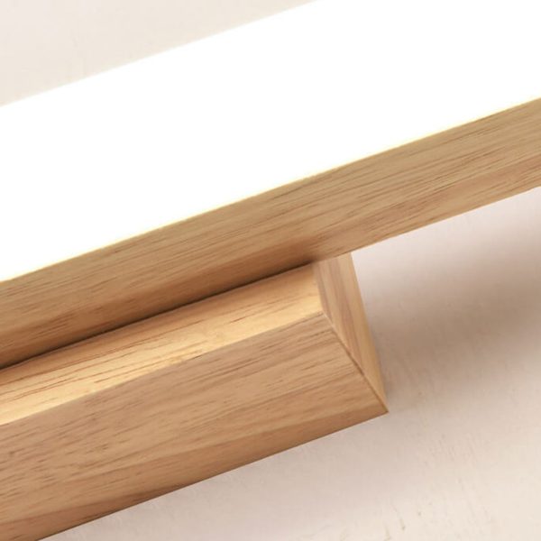 Nordic Minimalist Wooden Long Strip Vanity Light LED Wall Sconce Lamp - Image 12