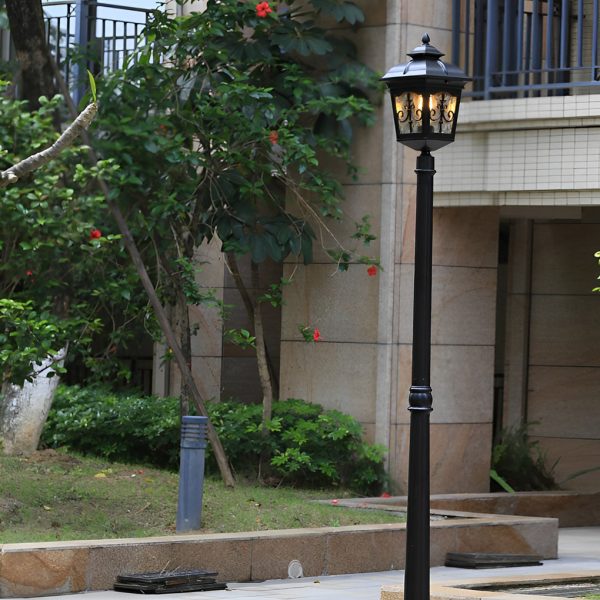 Retro Minimalist LED Waterproof European Style Garden Lamp Post Lights - Image 5
