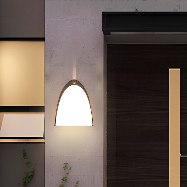 Creative LED Waterproof Aluminum Black Modern Outdoor Wall Sconce Lighting - Image 5