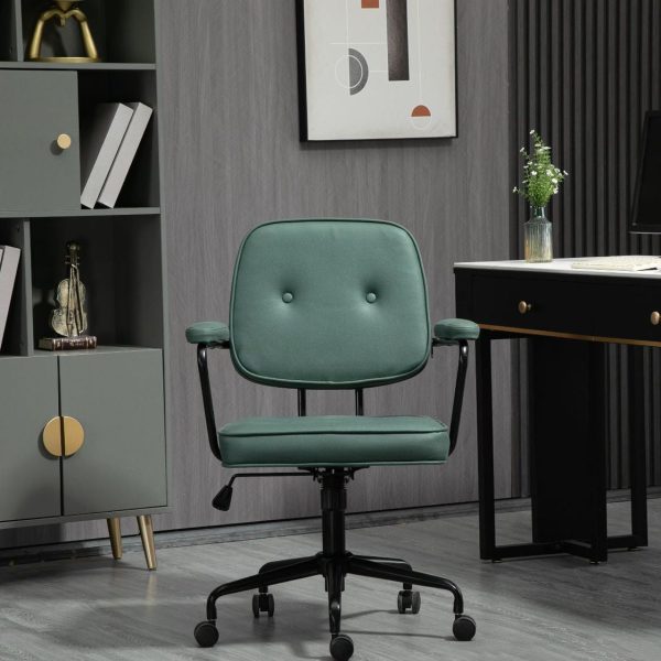 Contemporary Scandinavian Fabric Wood Sponge SGS Steel Nylon Square Desk Chair Backrest Armrest Adjustable For Home Office - Image 13