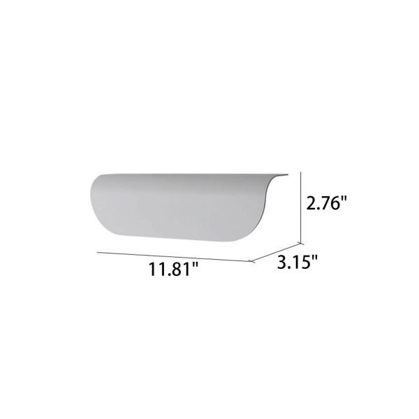 Modern Outdoor Curved  Waterproof LED Garden Wall Sconce Lamp - Image 4