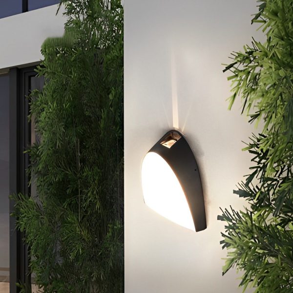 Creative LED Waterproof Aluminum Black Modern Outdoor Wall Sconce Lighting - Image 6