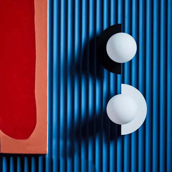 Modern Minimalist Glass Spherical Colorful Semicircle Design 1-Light Wall Sconce Lamp - Image 20
