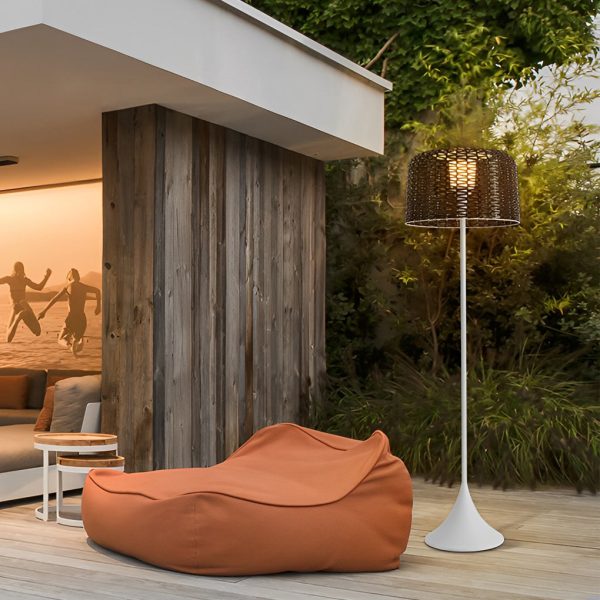 1-light Mesh Outdoor Floor Lamp - Image 7