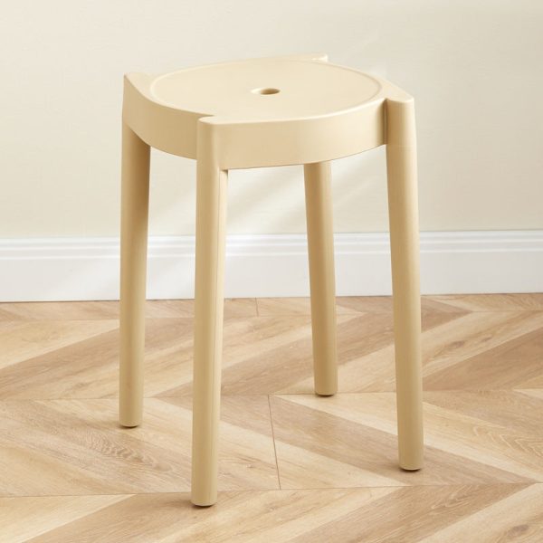 Modern Minimalist Plastic Round Chair For Living Room - Image 9
