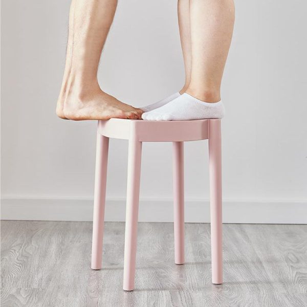 Modern Minimalist Plastic Round Chair For Living Room - Image 5