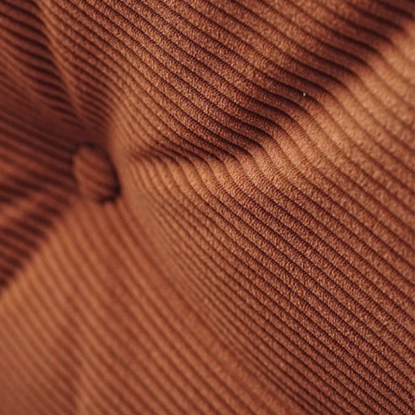 Contemporary Scandinavian Corduroy & Cotton Iron Tofu-Style Foldable Lazy Sofa With Backrest For Living Room & Bedroom - Image 10