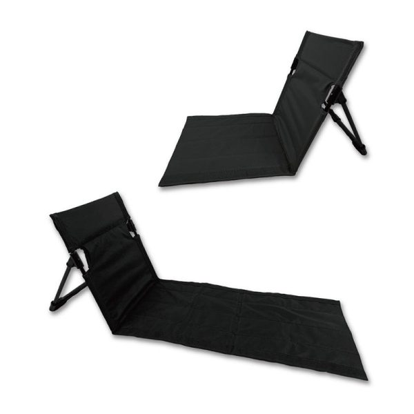 Modern Simplicity Oxford Fabric Aluminum Rectangular Foldable Camping Back Chair For Outdoor Patio - Image 4