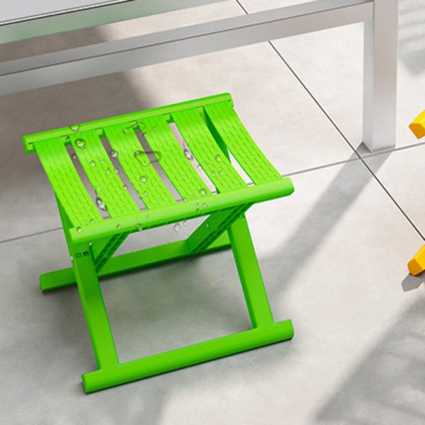 Contemporary Industrial PP TPE Square Foldable Camping Low Stool Portable For Outdoor And Living Room - Image 11